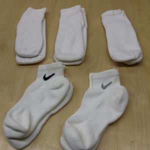 Nike Other - Boy's White Ankle Socks Lot of 5 Nike Other - Boy's White Ankle Socks Lot of 5